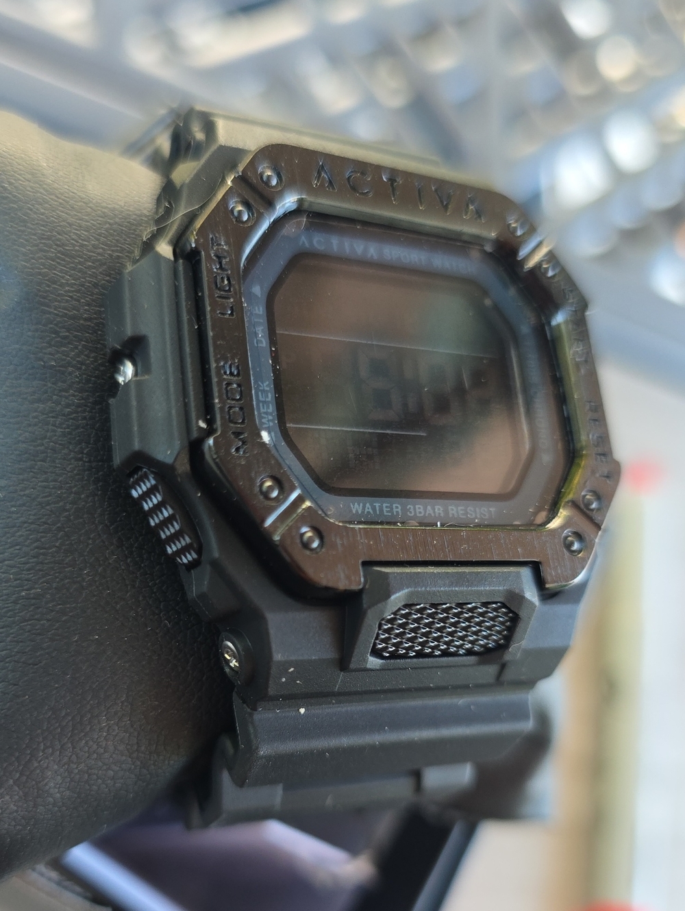 684.  Activa Edge X Invicta Digital Unisex Watch - 39.5mm, Black (ACW8059-001)